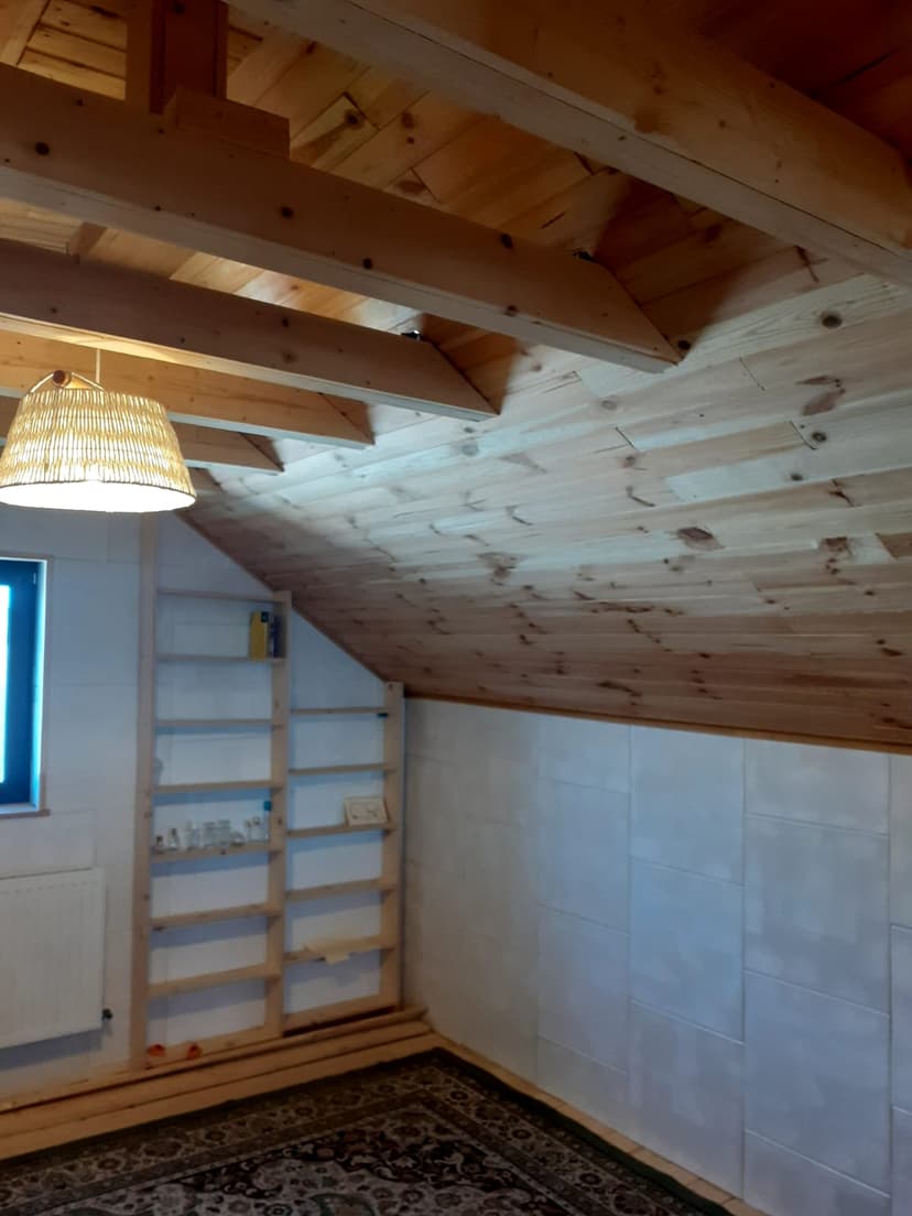Poza a unei constructii din lemn